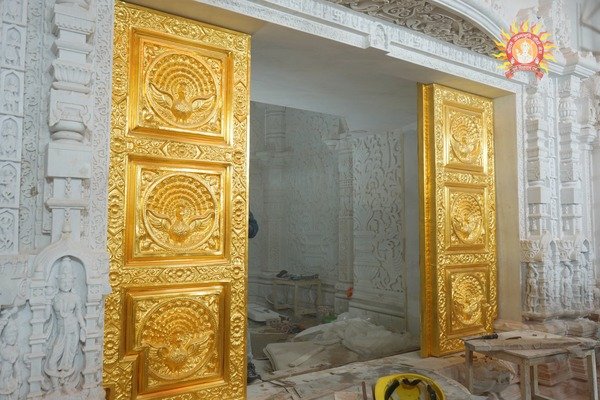 Golden doors of ram mandir
